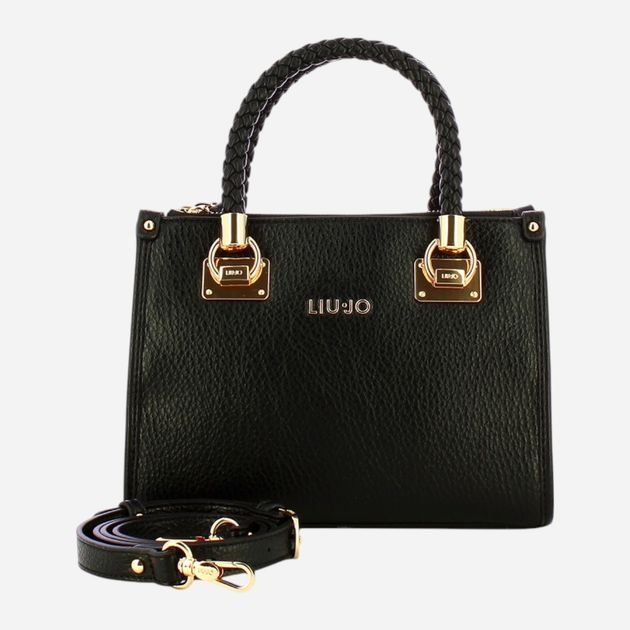 Torebka crossbody damska mała Liu Jo AF5163E0027 22222 Czarna (800070345533) - obraz 4