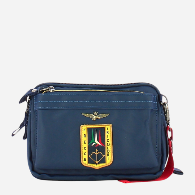 Сумка на пояс чоловіча тканинна Aeronautica Militare Frecce AM353-BL Синя (800070263083) - зображення 1