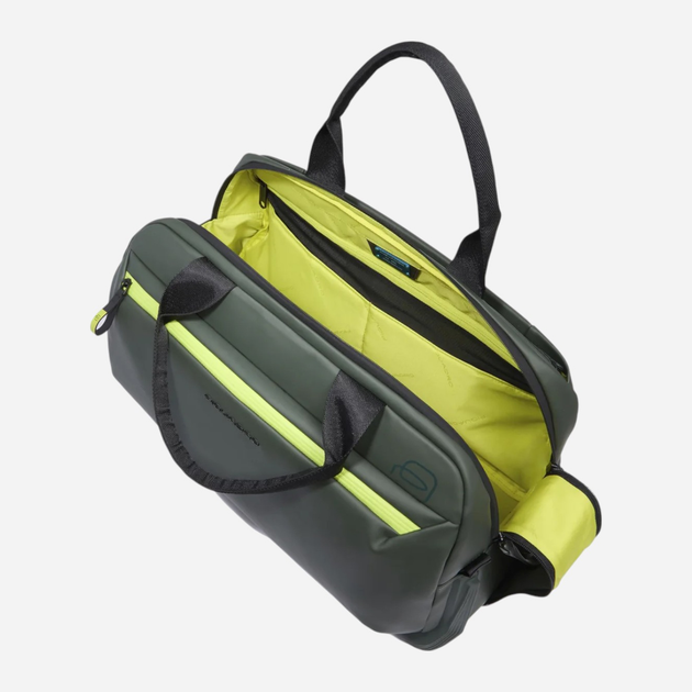 Спортивна сумка тканинна Piquadro BV6731C2OW/VE Зелена (800070332730) - зображення 4