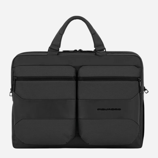 Сумка портфель чоловіча Piquadro CA6017S124/N Чорна (800070339858) - зображення 1