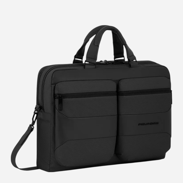 Сумка портфель чоловіча Piquadro CA6017S124/N Чорна (800070339858) - зображення 3