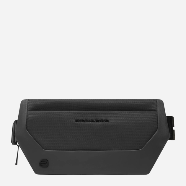 Saszetka nerka męska materiałowa Piquadro CA6903S140/N Czarna (800070347955) - obraz 1
