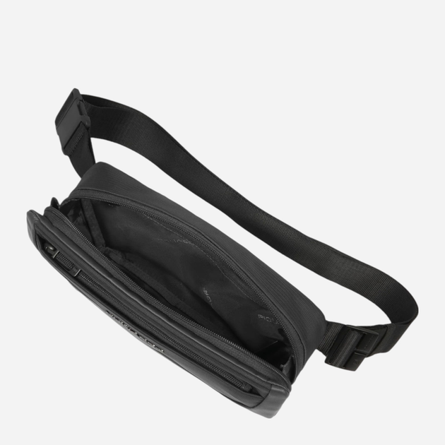 Saszetka nerka męska materiałowa Piquadro CA6903S140/N Czarna (800070347955) - obraz 4