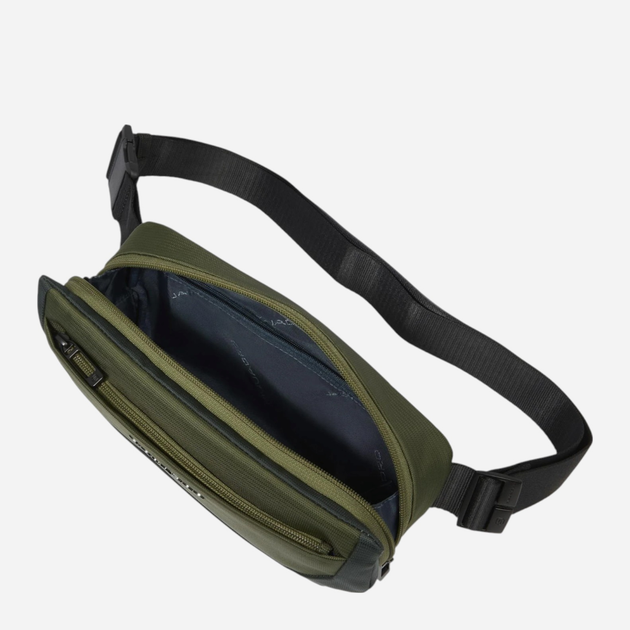 Saszetka nerka męska materiałowa Piquadro CA6903S140/VE Zielona (800070347954) - obraz 4