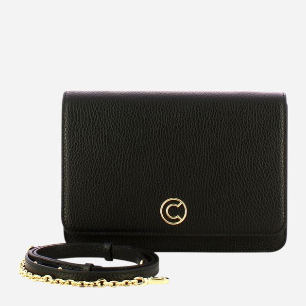Torebka crossbody damska ze skóry naturalnej mała Coccinelle Tulip E5D2K550180 001 Czarna (800070342982) - obraz 4