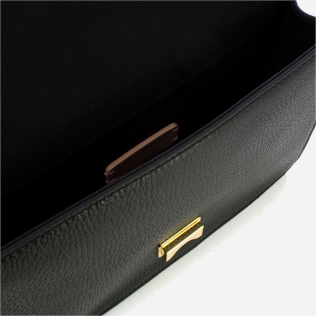 Torebka crossbody damska ze skóry naturalnej mała Coccinelle Tulip E5D2K550180 001 Czarna (800070342982) - obraz 5