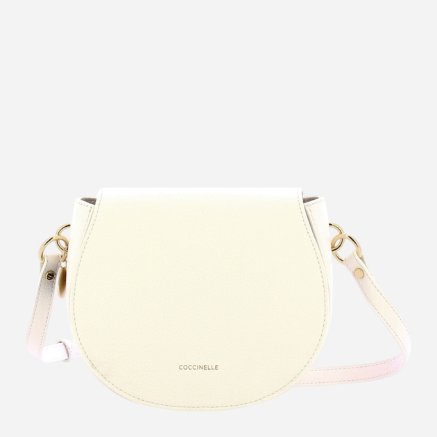 Torebka crossbody damska ze skóry naturalnej mała Coccinelle Alpha E1DTP150380 H13 Biała (800070342936) - obraz 1