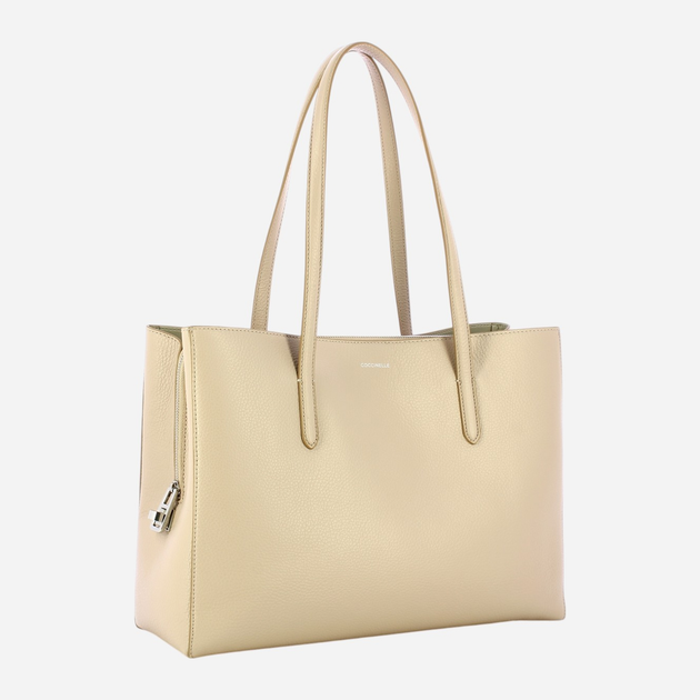 Torebka shopper ze skóry naturalnej Coccinelle Coccinelleswap E1DVF110180 N80 Różowa (800070342923) - obraz 3