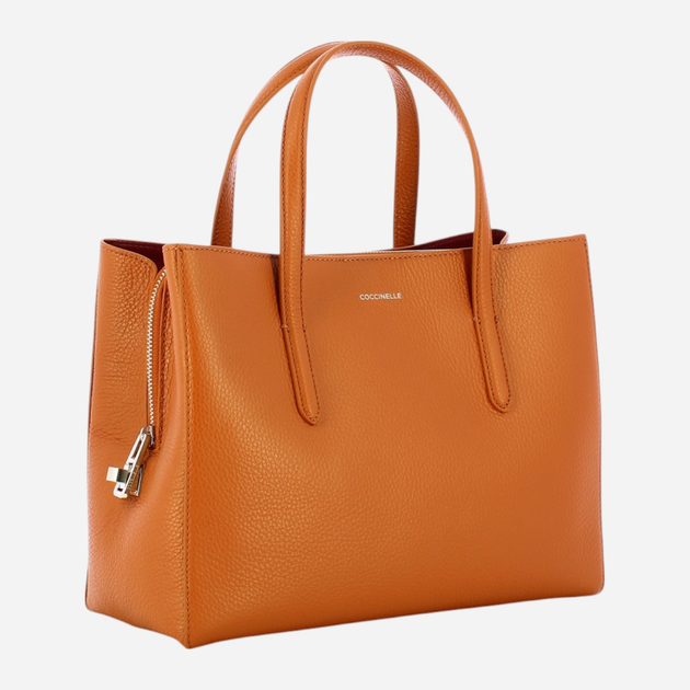 Torebka crossbody damska ze skóry naturalnej Coccinelle Coccinelleswap E1DVF180180 W12 Brązowa (800070342926) - obraz 3