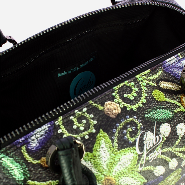 Torebka shopper ze skóry naturalnej Gabs G3 Plus Tg L G000033T3X2361 S0594 Zielona (800070347472) - obraz 5