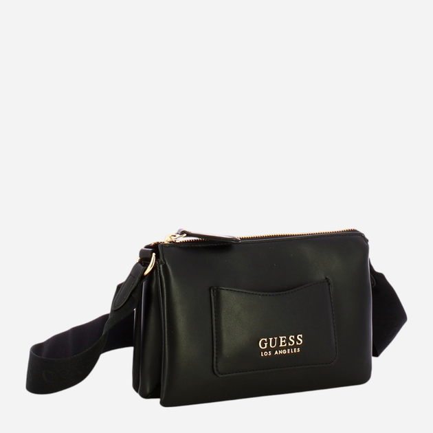 Torebka crossbody damska mała Guess Bogue HFLG9158700 BLA Czarna (800070346611) - obraz 3