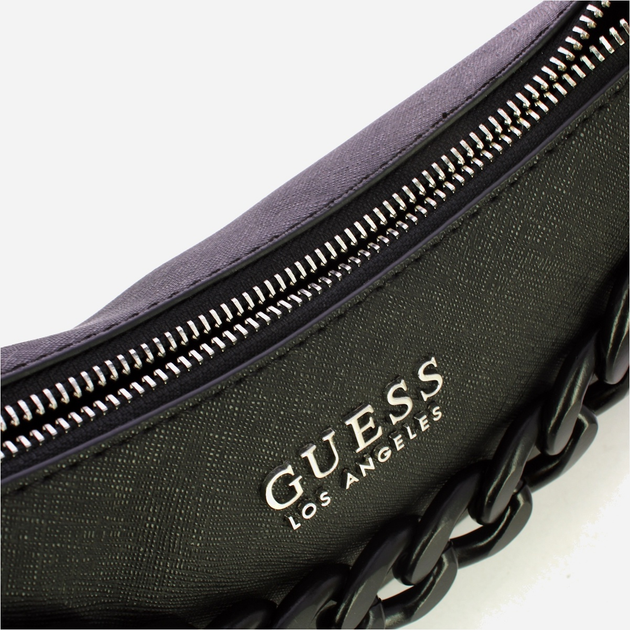 Torebka bagietka damska mała Guess Junie HFSF9774690 BLA Czarna (800070346609) - obraz 4