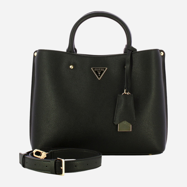 Torebka crossbody damska Guess Meridian HWBG6974060 BLA Czarna (800070344306) - obraz 4