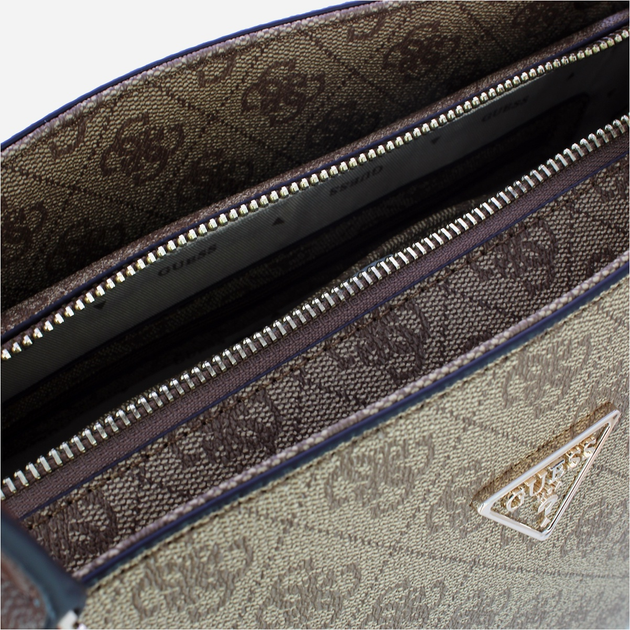 Torebka shopper Guess Noelle HWBG9672250 LGW Brązowa (800070344323) - obraz 4
