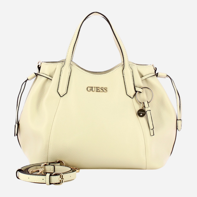 Torebka crossbody damska Guess Moranez HWMORZP2576 OFF Mleczna (800070346625) - obraz 4