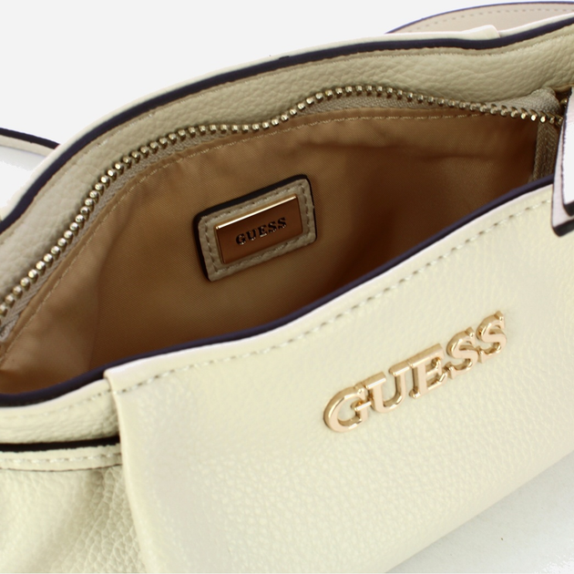 Torebka crossbody damska Guess Moranez HWMORZP2514 OFF Mleczna (800070346608) - obraz 4