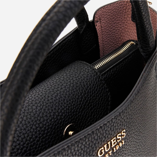 Torebka crossbody damska Guess Brenton HWPG9648050 BLA Czarna (800070344335) - obraz 3