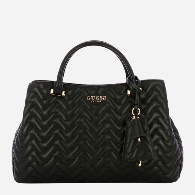 Torebka crossbody damska Guess Melisandra HWQG9653070 BLA Czarna (800070344337) - obraz 1