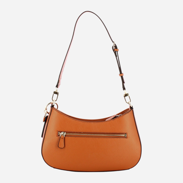 Torebka bagietka damska Guess Noelle HWZG9672180 LGC Brązowa (800070344352) - obraz 2