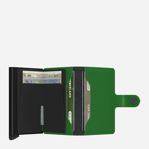 Portfel skórzany RFID Secrid Mm Zielony (800070325939) - obraz 3