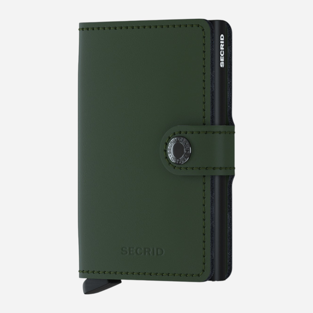 Portfel skórzany RFID Secrid Mm Ciemnoielony (800070166155) - obraz 1