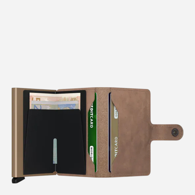 Portfel skórzany RFID Secrid Vintage Mv Beżowy (800070314180) - obraz 5