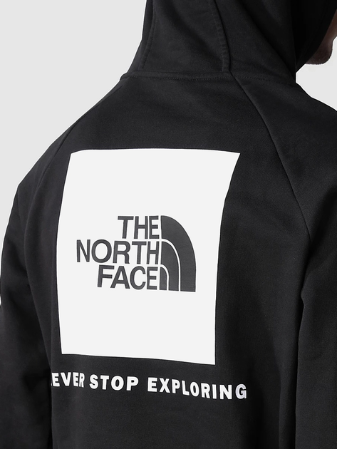 Худі чоловіче The North Face M Raglan Redbox NF0A2ZWUKY41 L Чорне (800070313558) - зображення 6