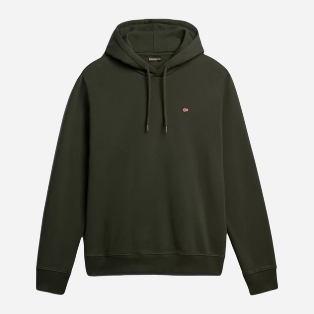 Худі чоловіче Napapijri Balis NP0A4FQVGE41003 2XL Зелене (800070311840) - зображення 5