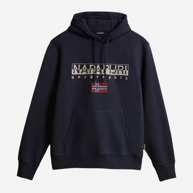 Bluza męska z kapturem Napapijri B-Ayas NP0A4GJA1761003 S Niebieska (800070311881) - obraz 5