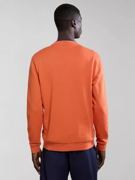 Bluza bez kaptura męska Napapijri B-Aylmer NP0A4HTMA621 S Pomarańczowa (800070320965) - obraz 2