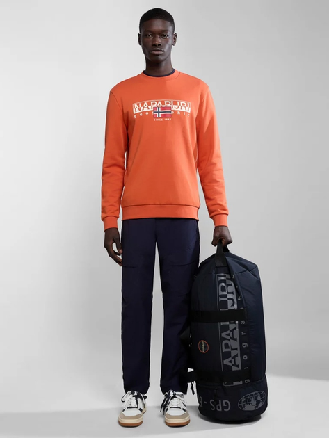 Bluza bez kaptura męska Napapijri B-Aylmer NP0A4HTMA621 S Pomarańczowa (800070320965) - obraz 3