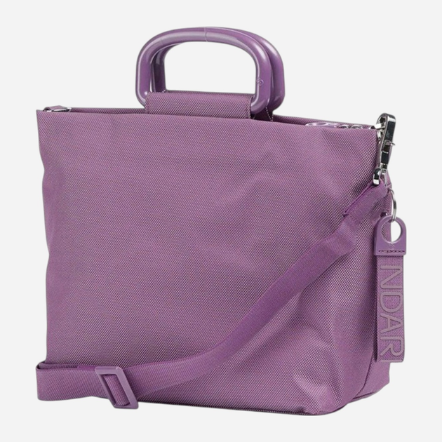 Torebka crossbody damska materiałowa duża Mandarina Duck Md20 P10QMT41 A40 Fioletowa (800070338801) - obraz 2