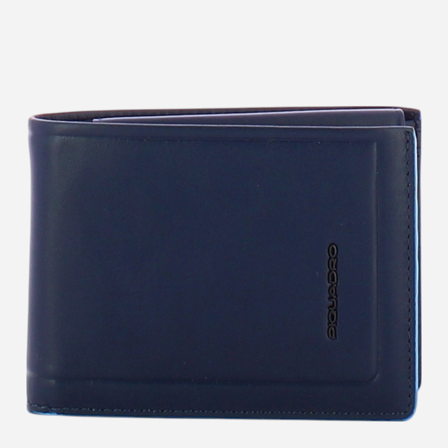 Портмоне чоловіче шкіряне Piquadro PU257S138R/BLU Темно-синій (800070346381) - зображення 1