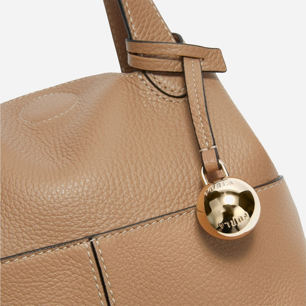 Torebka crossbody damska ze skóry naturalnej mała Furla Primrose WB01825HSF000YU5001007 Beżowa (800070344687) - obraz 5