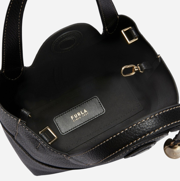 Torebka crossbody damska ze skóry naturalnej mała Furla Primrose WB01825HSF000O60001007 Czarna (800070344737) - obraz 4