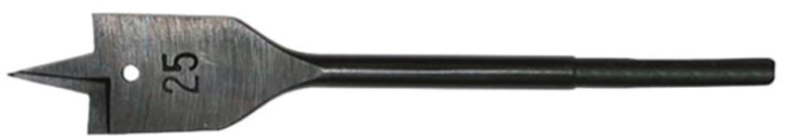 Wiertło płaskie do drewna Makita chwyt sześciokątny 1/4 15 x 150 mm (D-07727) - obraz 1