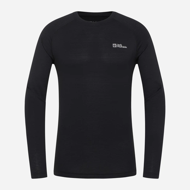 Термолонгслів чоловічий зимовий спортивний Jack Wolfskin Infinite Warm Ls M A60322_6000 S Чорний (4064886325523) - Фото 3 Термолонгслів чоловічий зимовий спортивний Jack Wolfskin Infinite Warm Ls M A60322_6000 S Чорний (4064886325523) - зображення 3