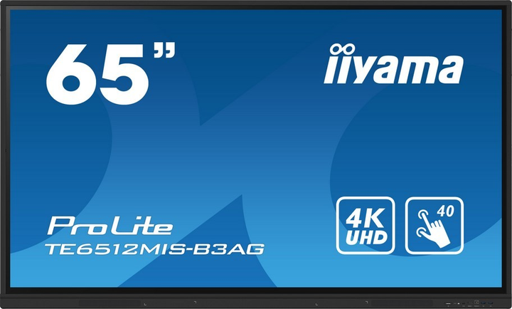 Монітор 65" iiyama ProLite TE6512MIS-B4AG - зображення 1