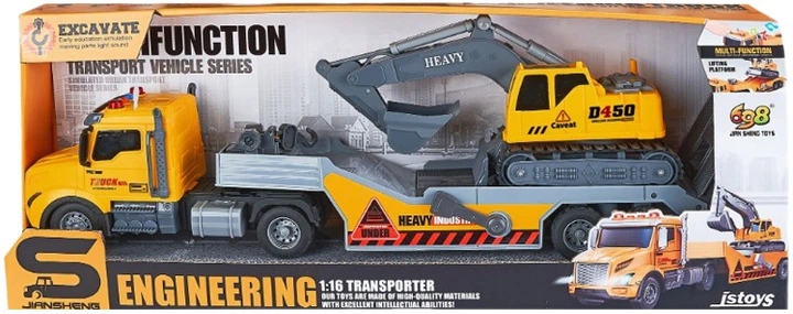 Набір іграшковий Jiansheng S Трал і будівельний екскаватор 1