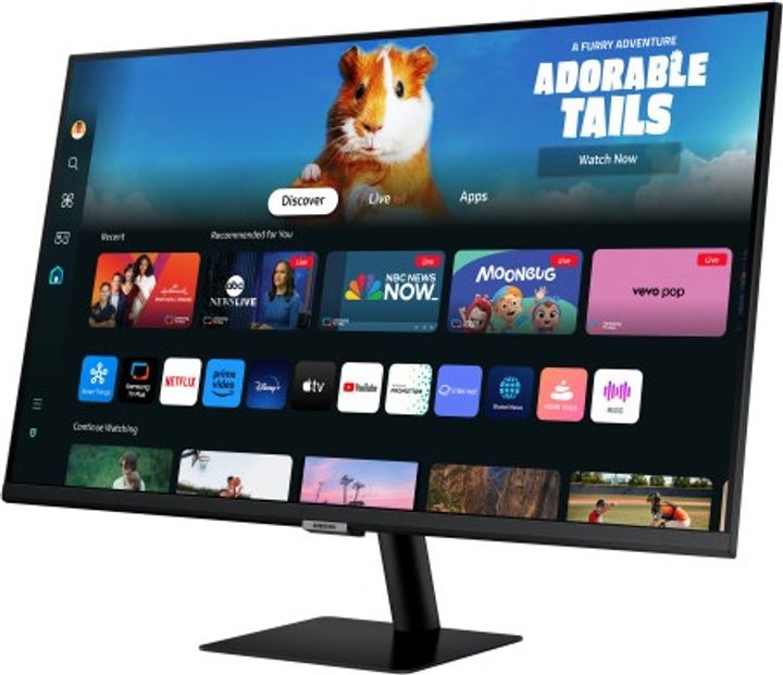 Monitor 27" Samsung Smart Monitor M5 M50D LS27DM500EUXEN - obraz 4
