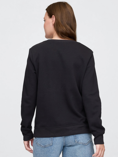 Bluza damska bez kaptura polarowa GAP 800444-08 S Czarna - obraz 2