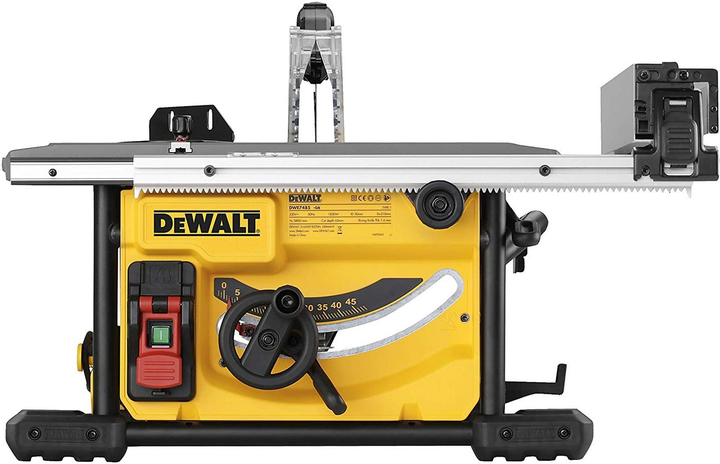 Компактна настільна пила DeWalt DWE7485-QS 210 мм (5035048723371) - зображення 1