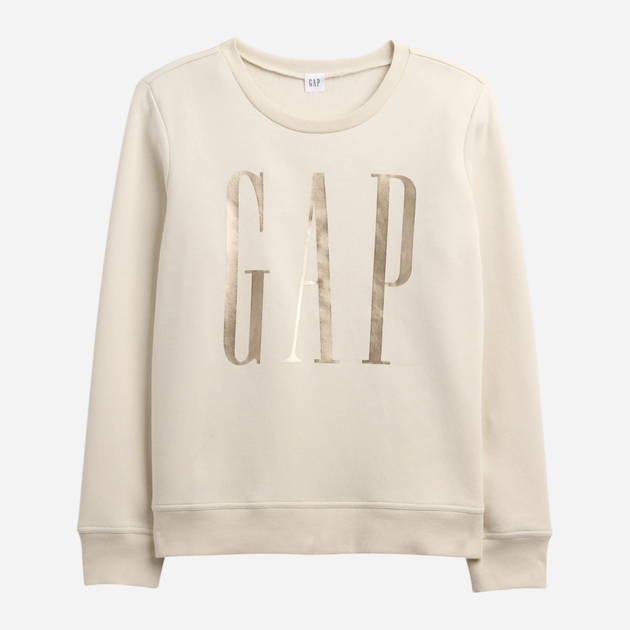 Bluza damska bez kaptura polarowa GAP 800444-01 S Beżowa - obraz 4