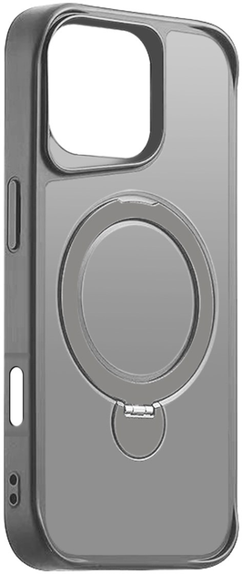 Etui plecki Etteri Matt Mag Ring do Apple iPhone 16 Pro Max Grey (5906961960368) - obraz 2