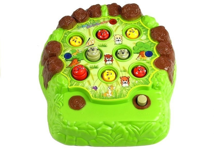 Gra zręcznościowa LEAN Toys Uderzanie bobrów młoteczkiem 3382 (5905515350488) - obraz 2