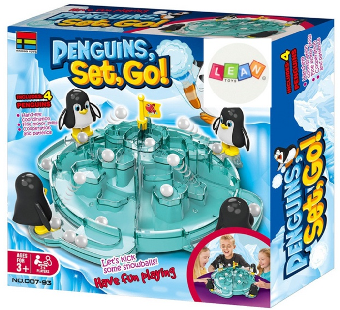 Спритність LEAN Toys Пінгвіни на льодовику 4753 (5905515350365) - зображення 1