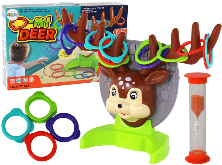 Gra zręcznościowa LEAN Toys Rzut obręczą na jelenia 17331 (5905991001973) - obraz 2