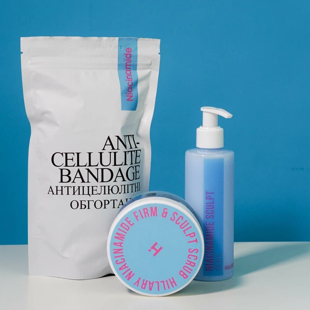 Курс антицеллюлитного ухода в домашних условиях с ниацинамидом Niacinamide Anti-Cellulite Home Care Hillary 2314942172564 - изображение 7