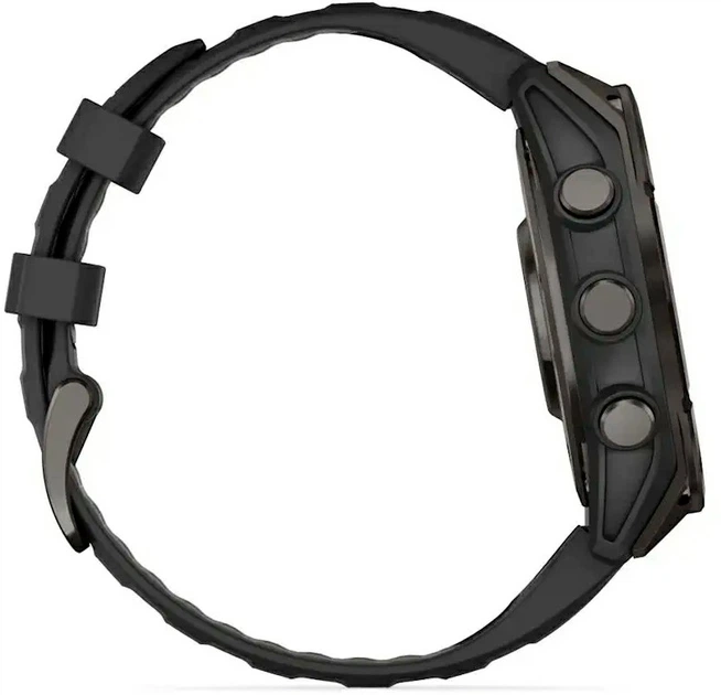 Смарт-часы Garmin Fenix 8 47mm Solar Sapphire Carbon Gray DLC Titanium w. Black/Pebble Gray S. Band (010-02906-10) - изображение 8