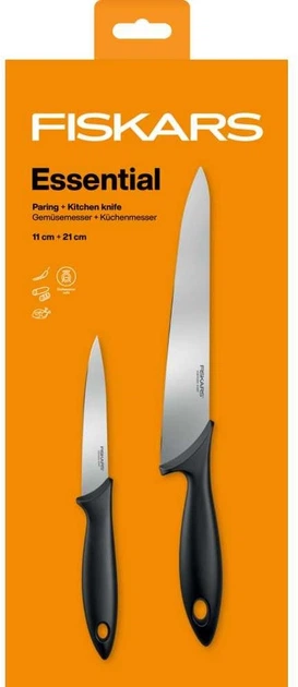 Набір ножів Fiskars Essential 2 шт (1065582) - зображення 2
